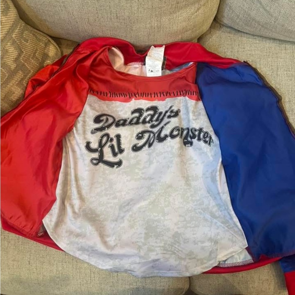 Red and Blue Daddy's Lil Monster Shirt